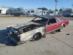 Salvage cars for sale at Sacramento, CA auction: 1977 Lincoln Continental