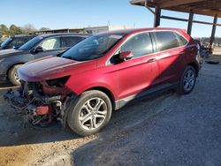 Salvage cars for sale at Tanner, AL auction: 2017 Ford Edge Titanium