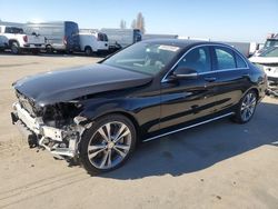 Salvage cars for sale at Hayward, CA auction: 2015 Mercedes-Benz C300