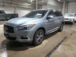 Salvage cars for sale at York Haven, PA auction: 2018 Infiniti QX60