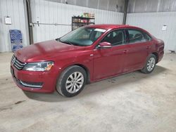 Salvage cars for sale at Des Moines, IA auction: 2015 Volkswagen Passat S