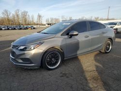 Chevrolet salvage cars for sale: 2018 Chevrolet Cruze LT