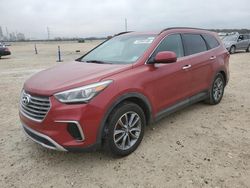 Salvage cars for sale at New Braunfels, TX auction: 2017 Hyundai Santa FE SE