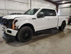 Ford salvage cars for sale: 2018 Ford F150 Supercrew