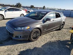 Salvage cars for sale at Antelope, CA auction: 2016 Ford Fusion SE Phev