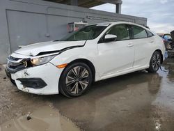 Salvage cars for sale at West Palm Beach, FL auction: 2018 Honda Civic EXL