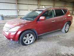 Nissan salvage cars for sale: 2007 Nissan Murano SL