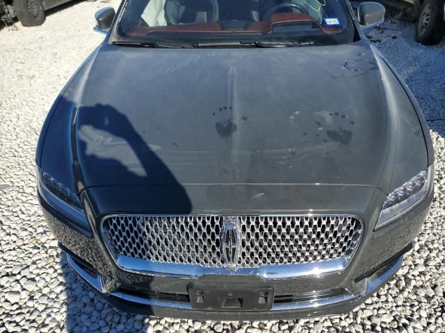 2019 Lincoln Continental Black Label