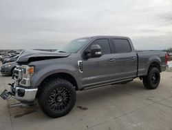 Salvage cars for sale at Grand Prairie, TX auction: 2021 Ford F250 Super Duty