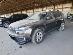 Salvage cars for sale at Phoenix, AZ auction: 2017 Jeep Cherokee Latitude