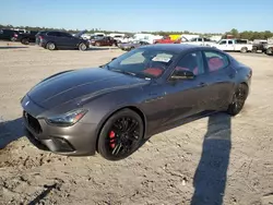 Salvage cars for sale at Houston, TX auction: 2023 Maserati Ghibli Modena