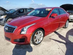 Salvage cars for sale at West Palm Beach, FL auction: 2013 Cadillac ATS Luxury