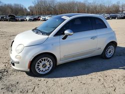 Salvage cars for sale at Conway, AR auction: 2012 Fiat 500 Lounge