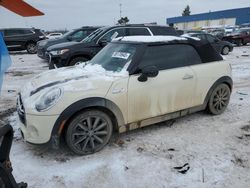 Salvage cars for sale from Copart Woodhaven, MI: 2016 Mini Cooper S