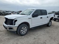 Salvage cars for sale at Houston, TX auction: 2018 Ford F150 Supercrew