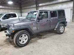 Salvage cars for sale at Des Moines, IA auction: 2016 Jeep Wrangler Unlimited Sport