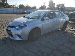 Salvage cars for sale at Martinez, CA auction: 2016 Toyota Corolla L