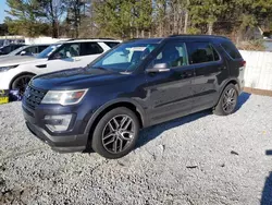 Ford salvage cars for sale: 2017 Ford Explorer Sport