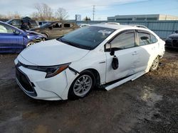 Salvage cars for sale at Chicago Heights, IL auction: 2021 Toyota Corolla LE