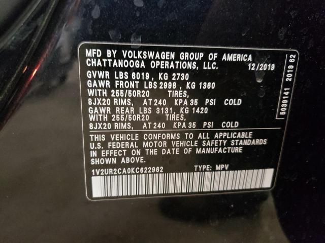 2019 Volkswagen Atlas SE