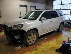 Salvage cars for sale at Indianapolis, IN auction: 2016 GMC Acadia Denali