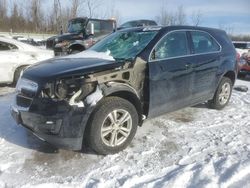 Salvage cars for sale at Leroy, NY auction: 2014 Chevrolet Equinox LS