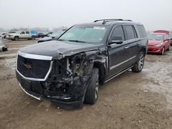 Salvage cars for sale at Kansas City, KS auction: 2015 Cadillac Escalade Premium