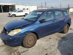 Salvage cars for sale at Sun Valley, CA auction: 2003 Toyota Corolla Matrix XR