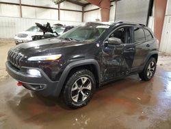 Salvage cars for sale at Lansing, MI auction: 2014 Jeep Cherokee Trailhawk