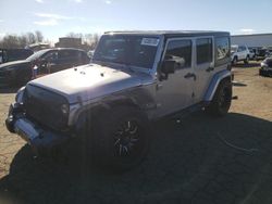 Salvage cars for sale at New Britain, CT auction: 2016 Jeep Wrangler Unlimited Sahara