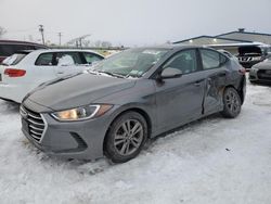 Salvage cars for sale at Central Square, NY auction: 2018 Hyundai Elantra SEL