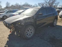 Salvage cars for sale at Wichita, KS auction: 2017 Jeep Cherokee Latitude