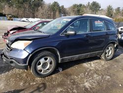 Salvage cars for sale at Mendon, MA auction: 2008 Honda CR-V LX