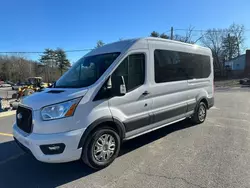 Salvage cars for sale at North Billerica, MA auction: 2022 Ford Transit T-350