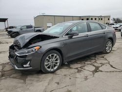 Salvage cars for sale at Wilmer, TX auction: 2019 Ford Fusion Titanium