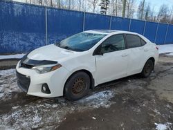 Salvage cars for sale at Moncton, NB auction: 2014 Toyota Corolla L