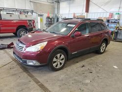 Salvage cars for sale at Mcfarland, WI auction: 2012 Subaru Outback 2.5I Premium