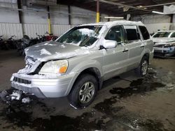 Salvage cars for sale at Denver, CO auction: 2005 Honda Pilot EXL