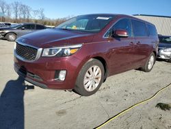 KIA Sedona ex salvage cars for sale: 2015 KIA Sedona EX