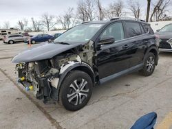 Salvage cars for sale at Bridgeton, MO auction: 2018 Toyota Rav4 LE