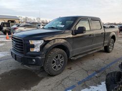 Salvage cars for sale at Pekin, IL auction: 2016 Ford F150 Supercrew