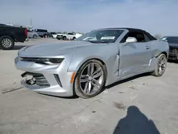 Salvage cars for sale at Grand Prairie, TX auction: 2017 Chevrolet Camaro LT