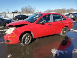 Ford Focus zx4 salvage cars for sale: 2007 Ford Focus ZX4