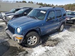 Salvage cars for sale at Exeter, RI auction: 2004 Jeep Liberty Sport