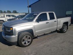 Salvage trucks for sale at Loganville, GA auction: 2016 Chevrolet Silverado K1500 Custom