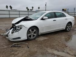 Salvage cars for sale at Mercedes, TX auction: 2012 Chevrolet Malibu 1LT