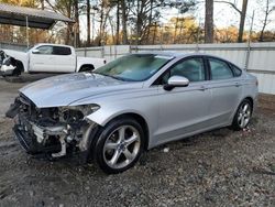 Salvage cars for sale from Copart Austell, GA: 2016 Ford Fusion S