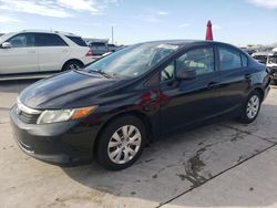 Honda salvage cars for sale: 2012 Honda Civic LX