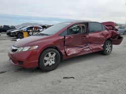 Honda salvage cars for sale: 2010 Honda Civic LX