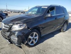 Salvage cars for sale at Sun Valley, CA auction: 2017 Mercedes-Benz GLE 350 4matic